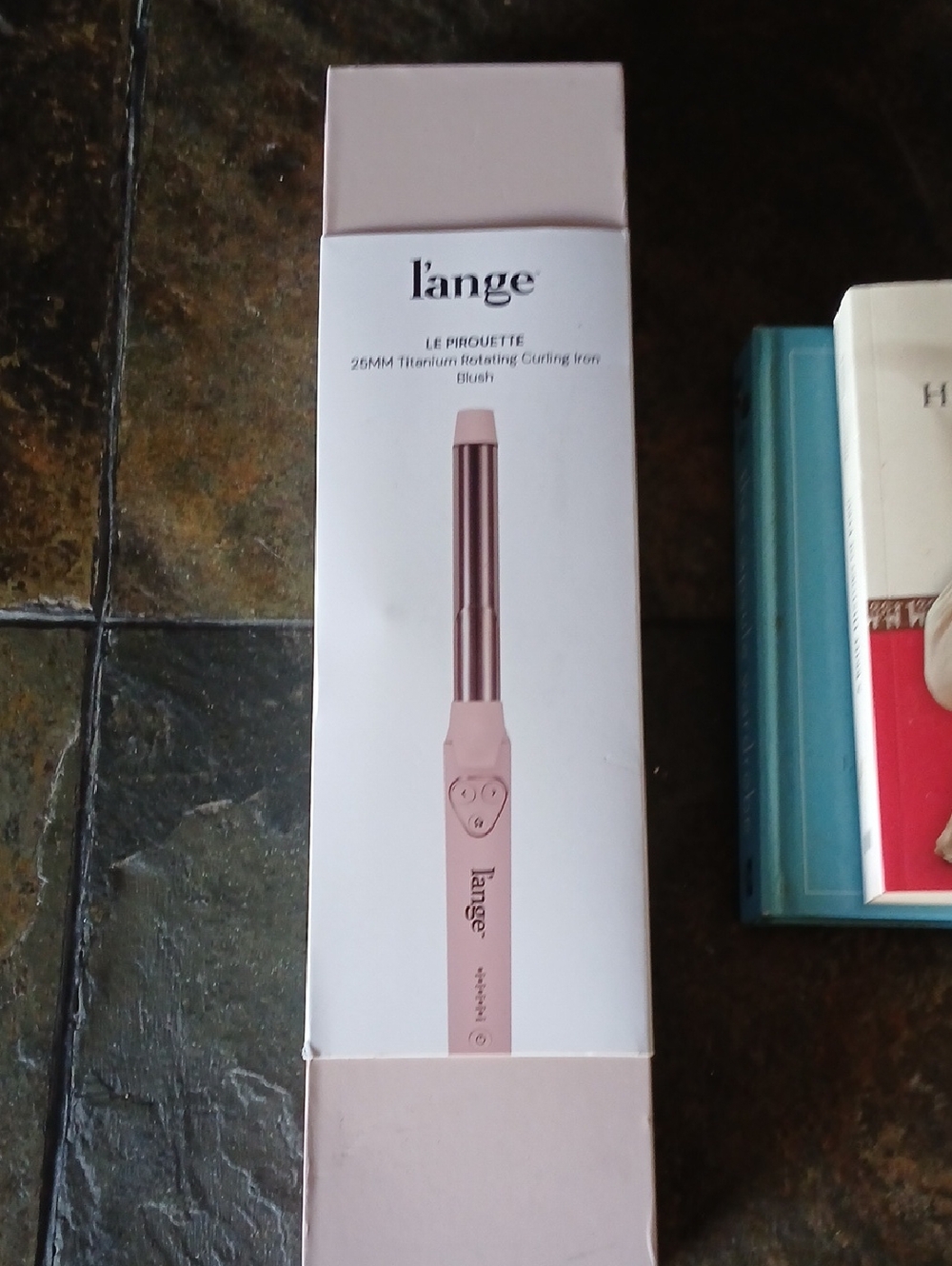 Lange Pink 25mm Titanium Rotating Curling Iron
